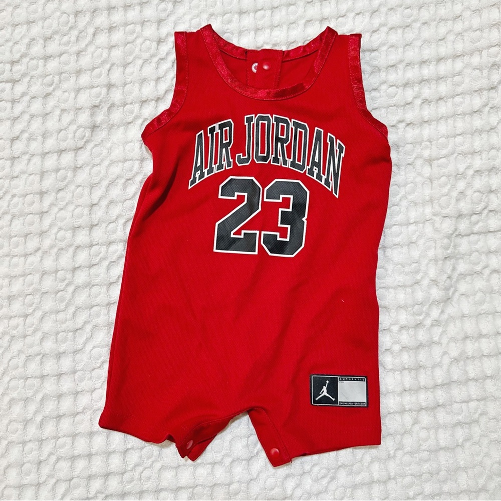 Jordan 23 jersey romper baby onesie boys 12M